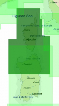 Corsica and north Sardinia 4D MAX