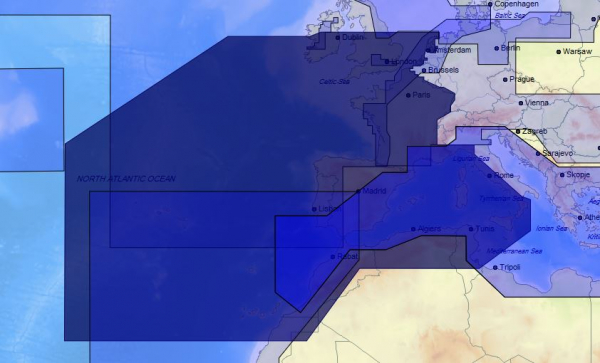 West European Coasts and West Med.